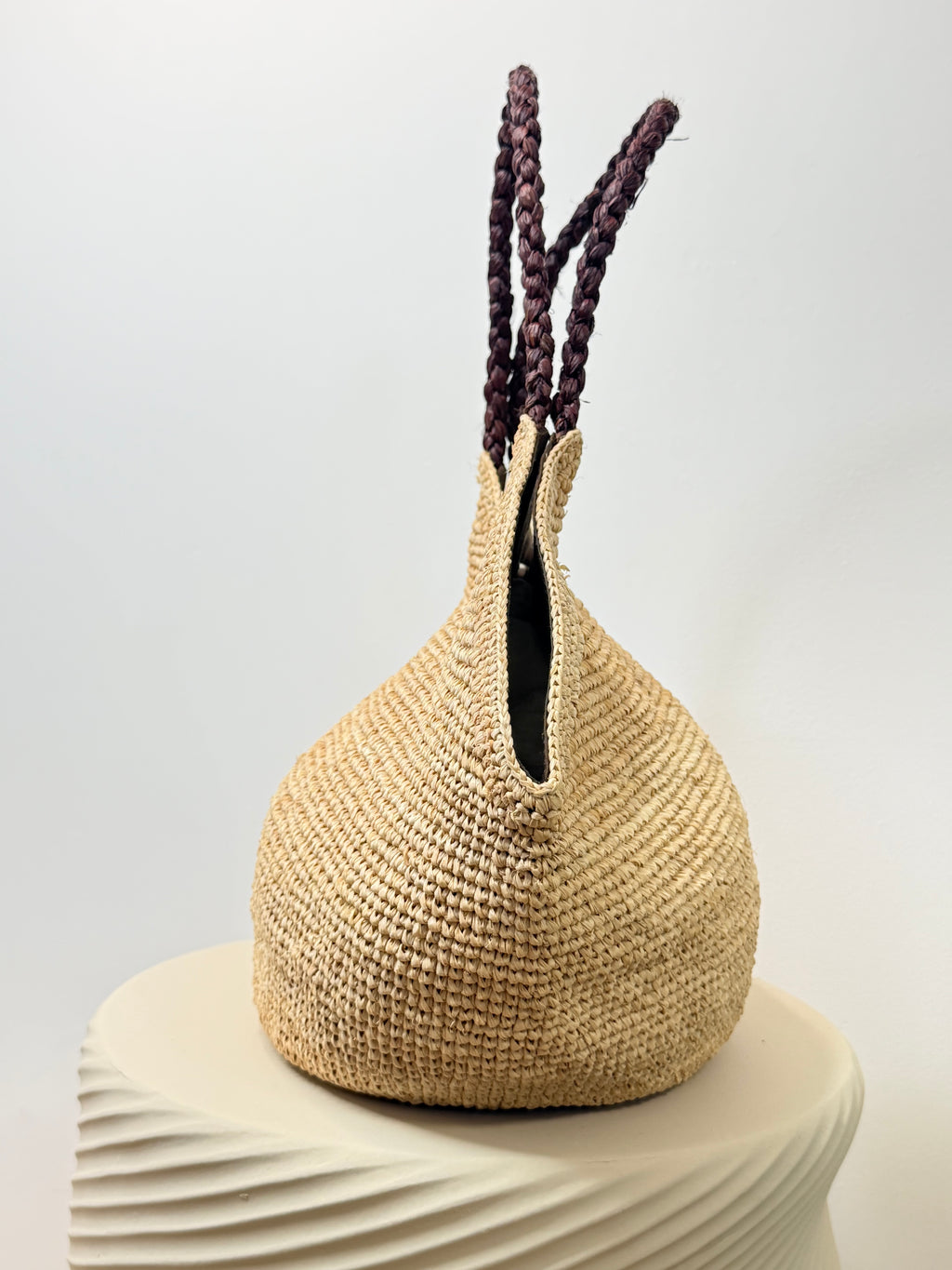 Lavani — sac panier en raphia naturel M ( Bientôt disponible )