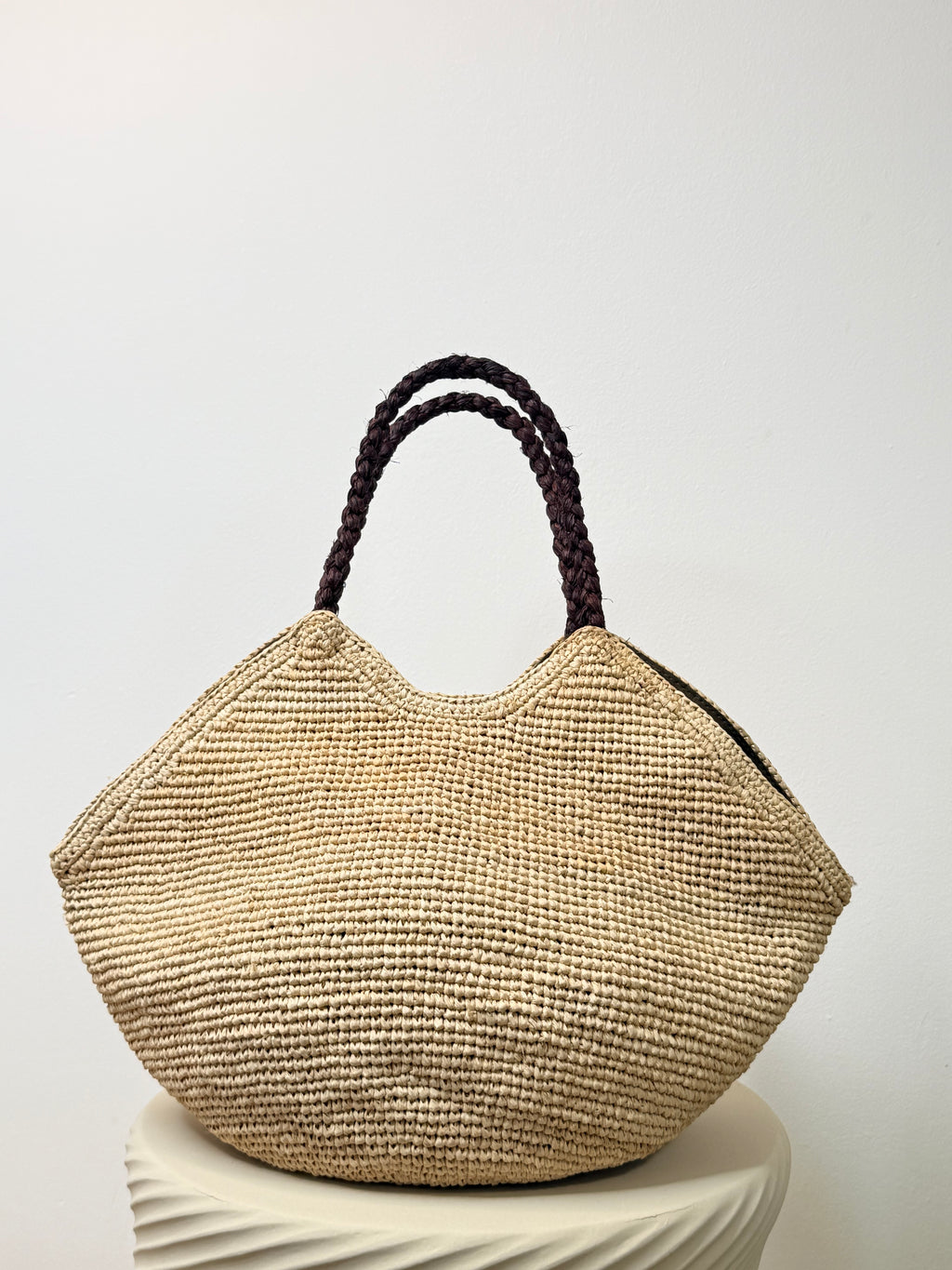 Lavani — sac panier en raphia naturel M ( Bientôt disponible )